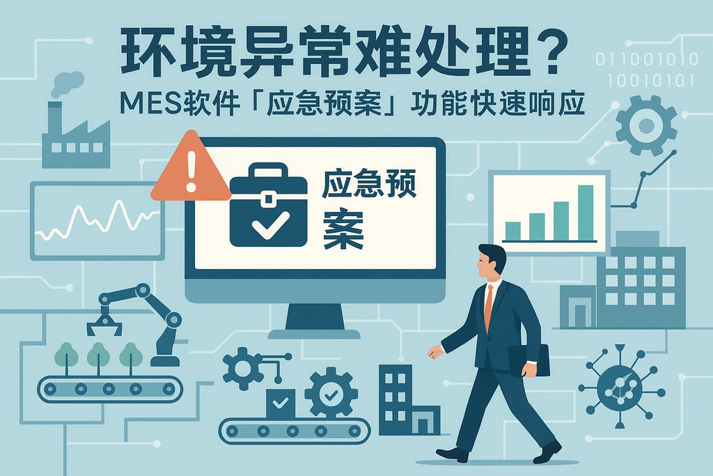 环境异常难处理？MES 软件「应急预案」功能快速响应